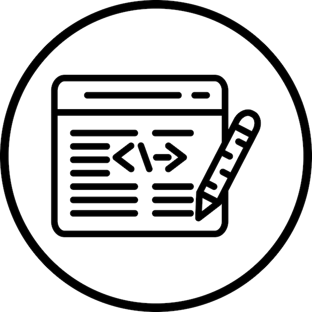 Design vectoriel Modifier le code Style d'icône