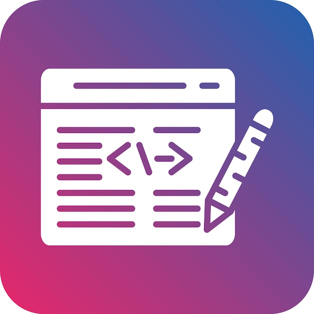 Design vectoriel Modifier le code Style d'icône