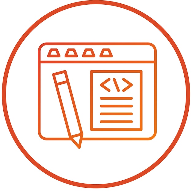 Design vectoriel Modifier le code Style d'icône