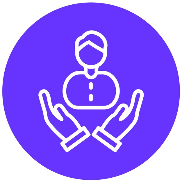 Design vectoriel Préférences de l'utilisateur Style de l'icône