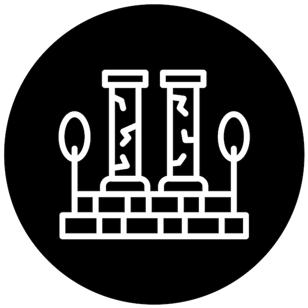 Le design vectoriel ruine le style de l'icône