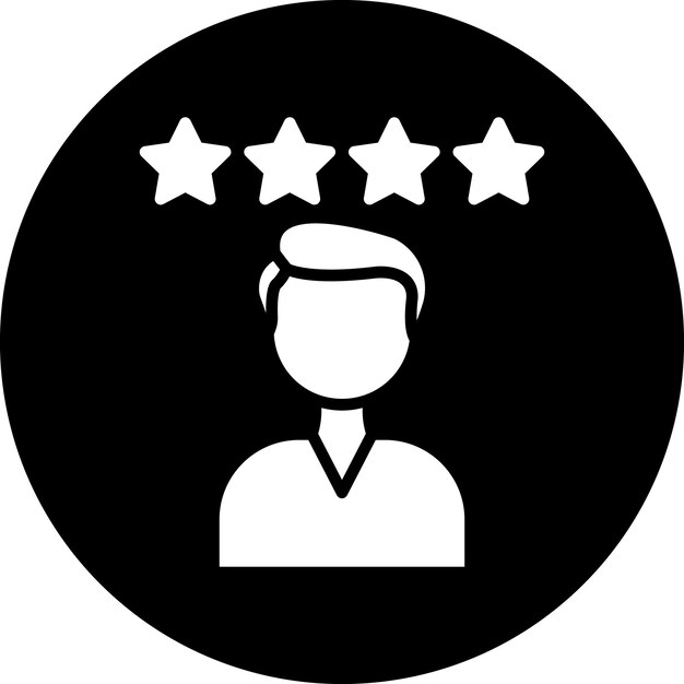 Design vectoriel Satisfaction du client Style de l'icône