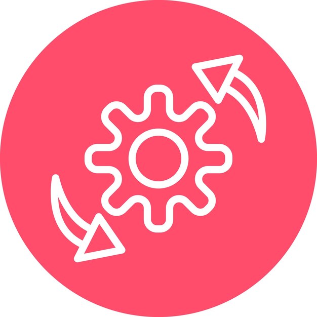 Design vectoriel style d'icône agile