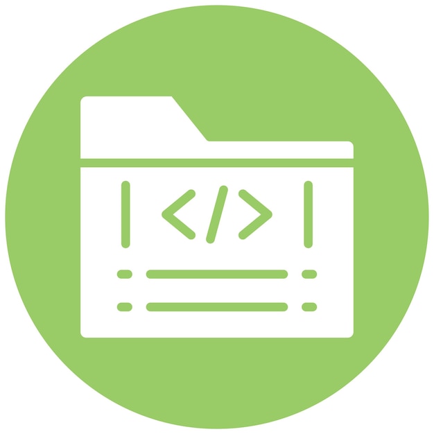 Design vectoriel Style d'icône de code original