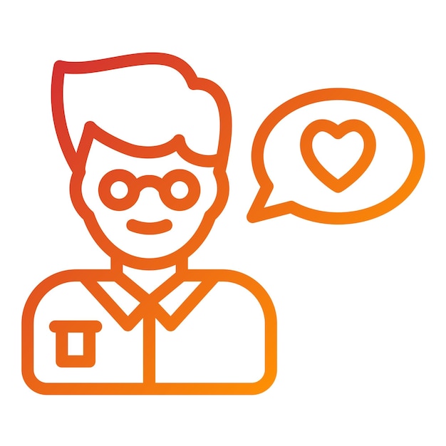 Design vectoriel Style d'icône de datation