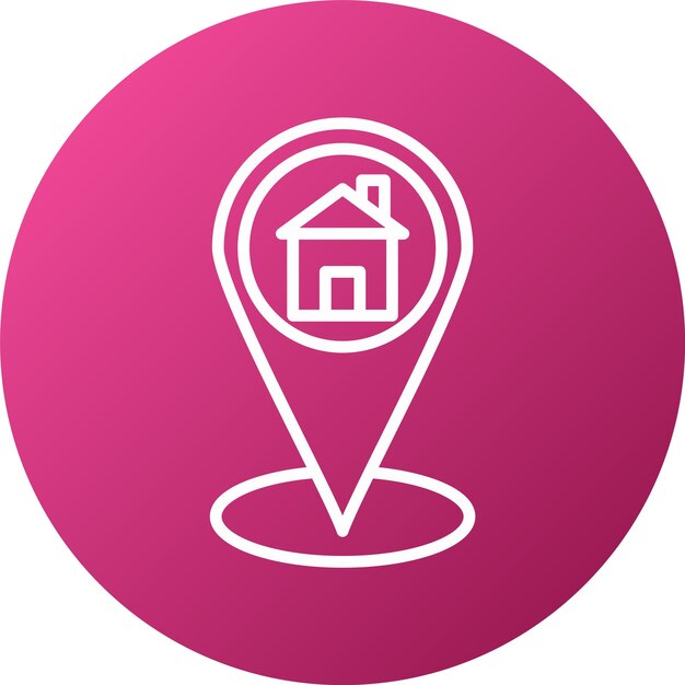Design vectoriel Le style de l'icône du porte-places