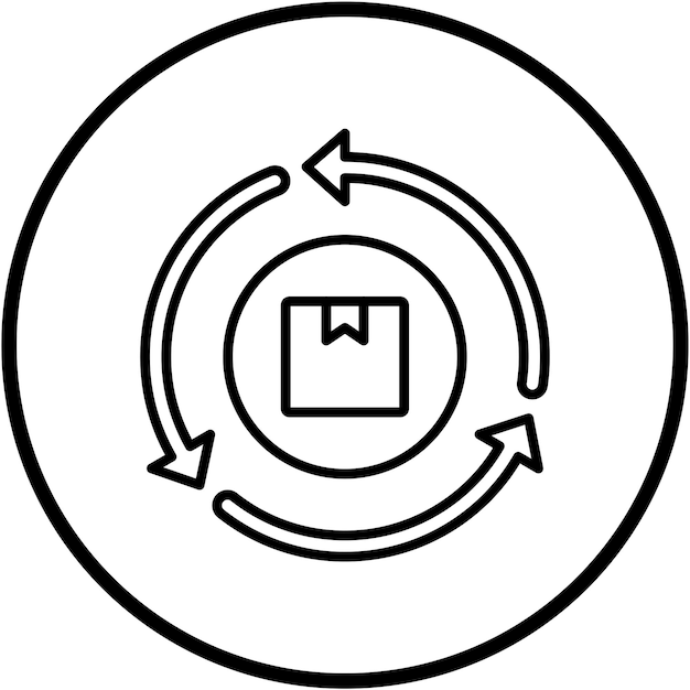 Design vectoriel et style d'icône de fabrication agile