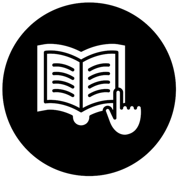 Design vectoriel style d'icône de lecture