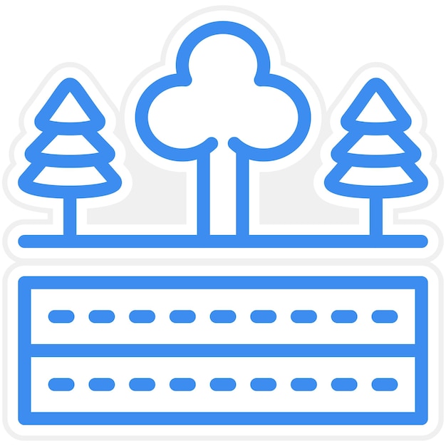 Design vectoriel Style d'icône de points d'intérêt multiples