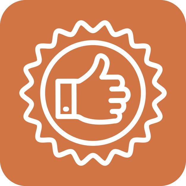 Design vectoriel Style d'icône recommandé