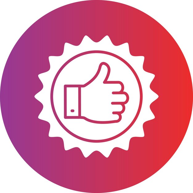 Design vectoriel Style d'icône recommandé