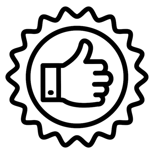 Design vectoriel Style d'icône recommandé