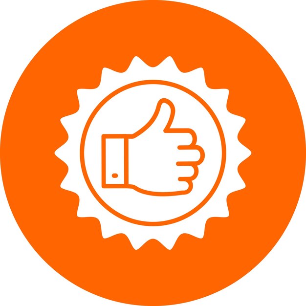 Design vectoriel Style d'icône recommandé