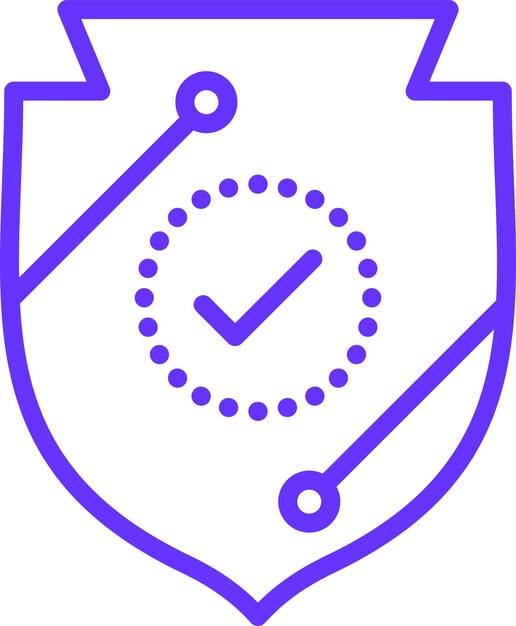 Design vectoriel Sure Sentinel Le style de l'icône