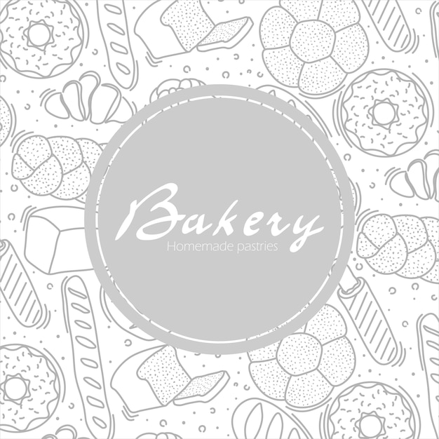 Design Vectoriel Tendance Pour Boulangerie Ou Café