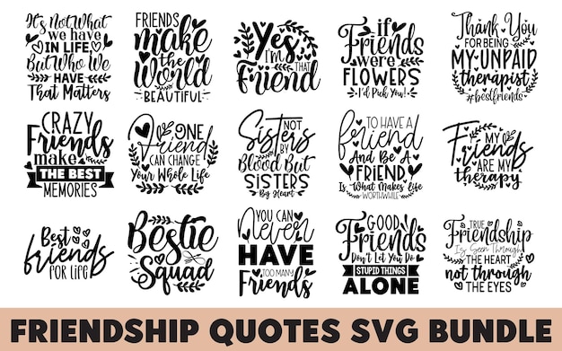 Designs SVG BundleVol 1 (en anglais)