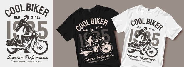 Designs De T-shirts De Motards Cool