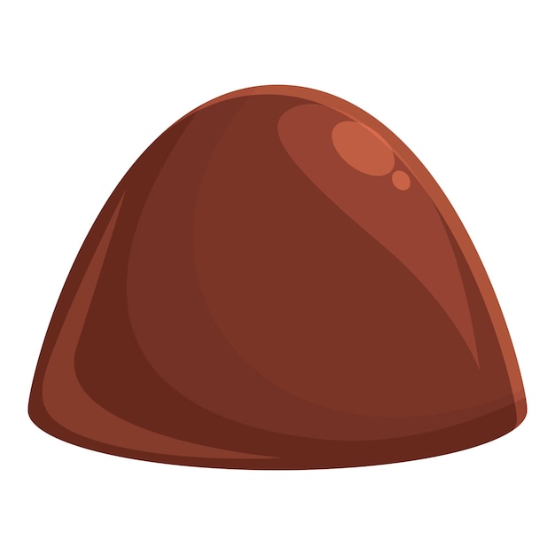 Dessert bloc icône dessin animé vecteur chocolat bonbons barre pièce