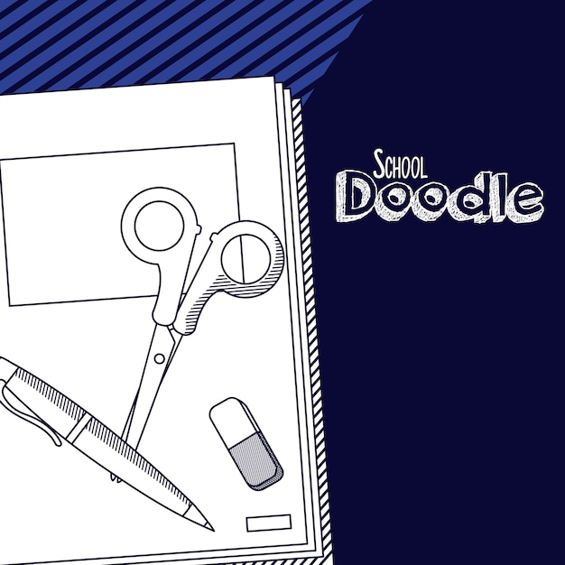 Dessin Animé De Doodle Scolaire