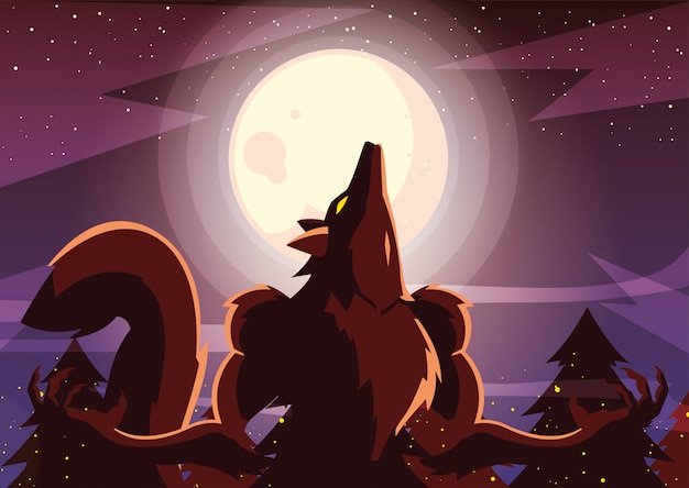 Dessin Animé De Loup-garou