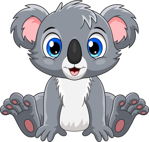 Dessin animé mignon bébé koala