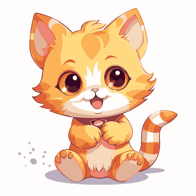 Dessin Animé Mignon De Chat