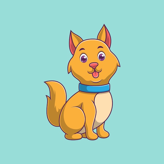 Dessin Animé Mignon De Chien