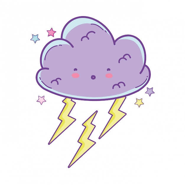 Dessin Animé Mignon Nuage