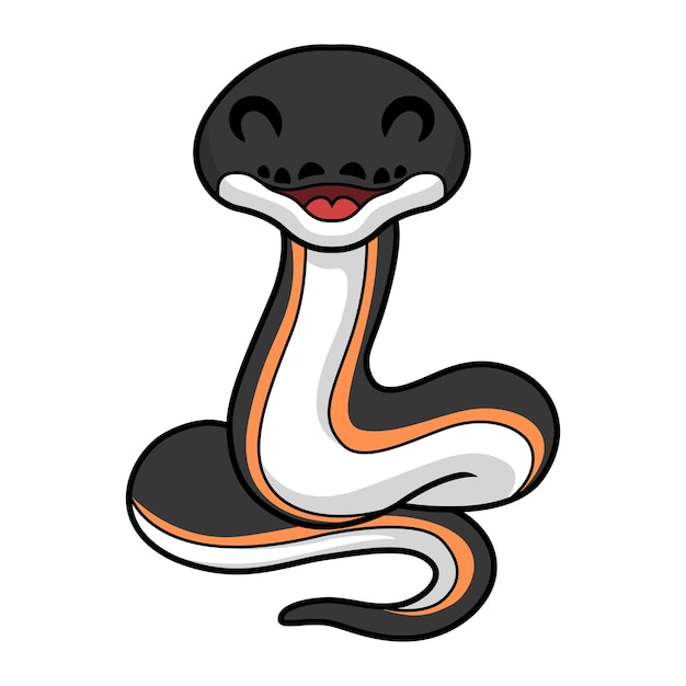 Dessin Animé Mignon Serpent Albertisi Or