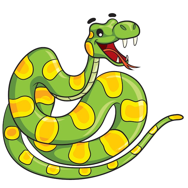 Dessin Animé Serpent