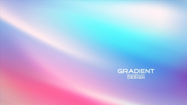 Dessin d'arrière-plan de style gradient avec une vague colorée