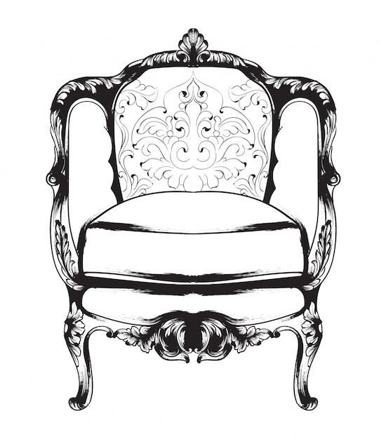 Dessin Au Trait Royal Chair