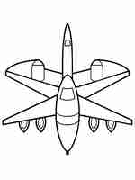 Vecteur un dessin d'un avion avec les mots le nom de l'avion dessus