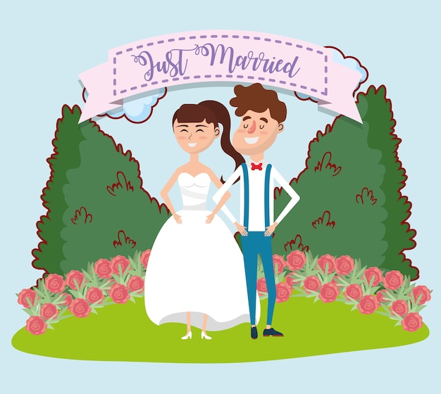 Dessin De Conception De Carte De Mariage