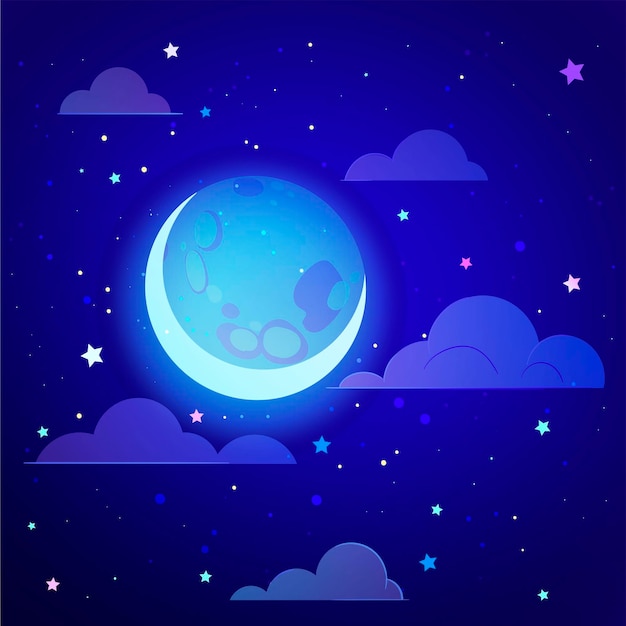 Dessin Du Ciel Nocturne