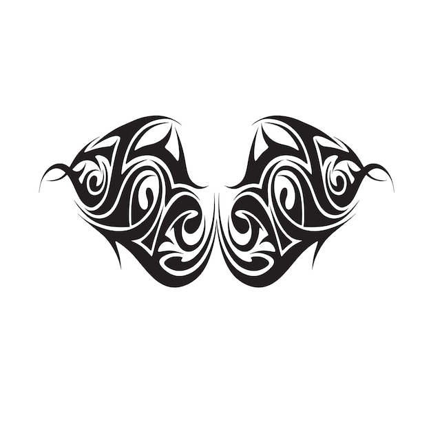 Vecteur le dessin du tatouage tribal