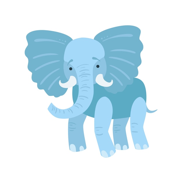 Dessin enfantin stylisé d'éléphant