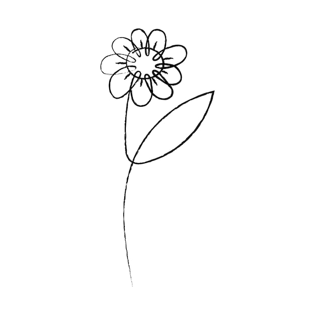 Dessin De Fleurs à La Main