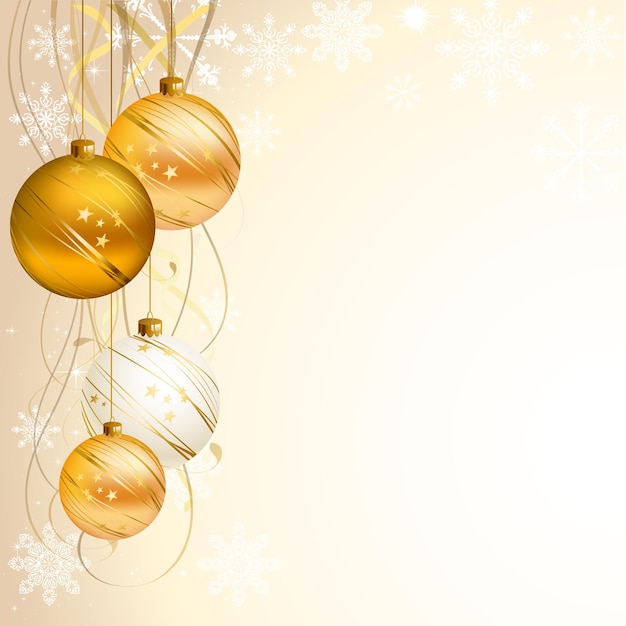 Dessin de fond de Noël vectoriel gratuit
