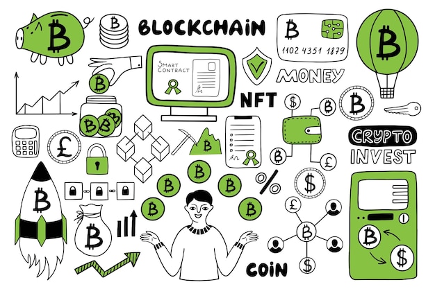 Un dessin d'un homme avec les mots "crypto" dessus