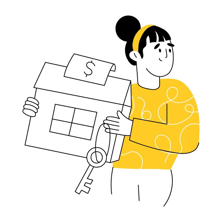 Dessin illustration de l'impôt foncier