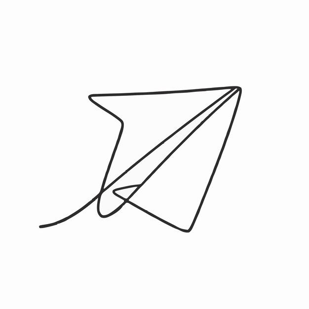 Vecteur un dessin d'une lettre qui est sur un fond blanc