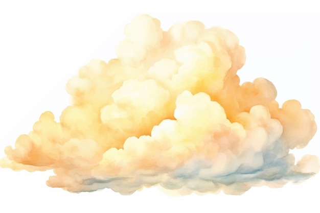 Vecteur un dessin d'un nuage avec les mots air force dessus