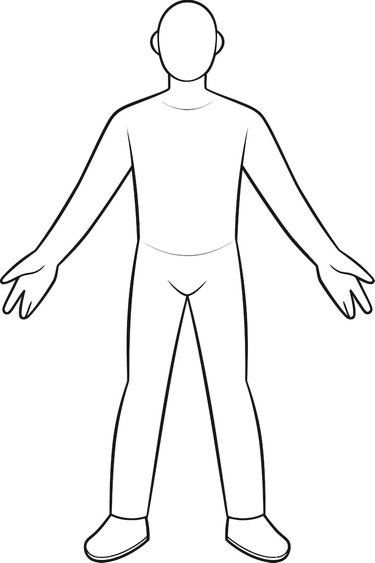 Vecteur un dessin d'une personne portant une chemise qui dit le mot dessus