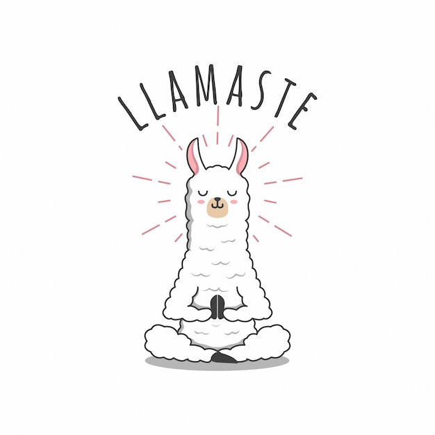 Dessin De Pose De Yoga Lama