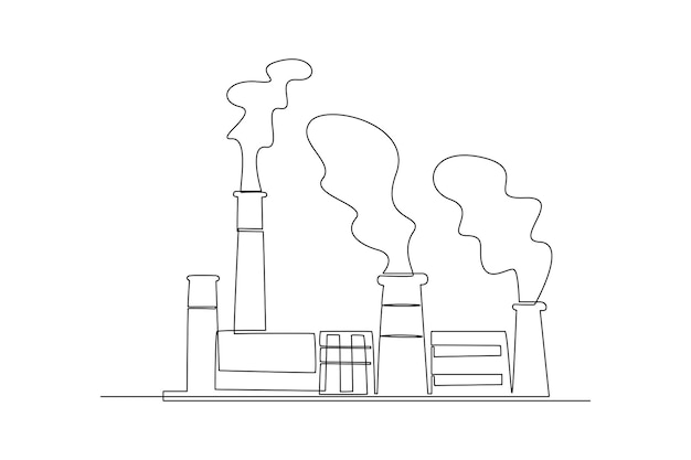 Dessin d'une seule ligne concept de la journée mondiale de l'ozone Dessin de ligne continue illustration vectorielle graphique