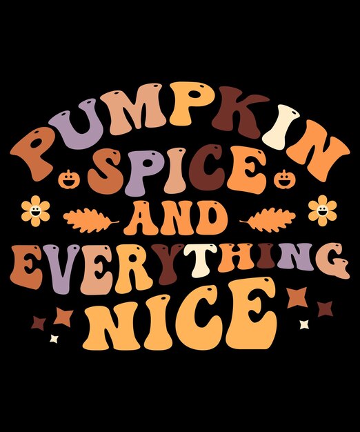 Dessin de T-shirt de Thanksgiving avec des ondes et des ondes