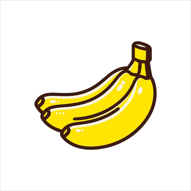 Vecteur dessin vectoriel de la banane