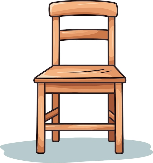 Vecteur dessin vectoriel d'une chaise à hameau loisirs et détente chaise au fil minimaliste vectoriel contemporain