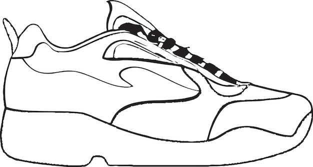 Le dessin vectoriel de l'icône Slip On Shoes